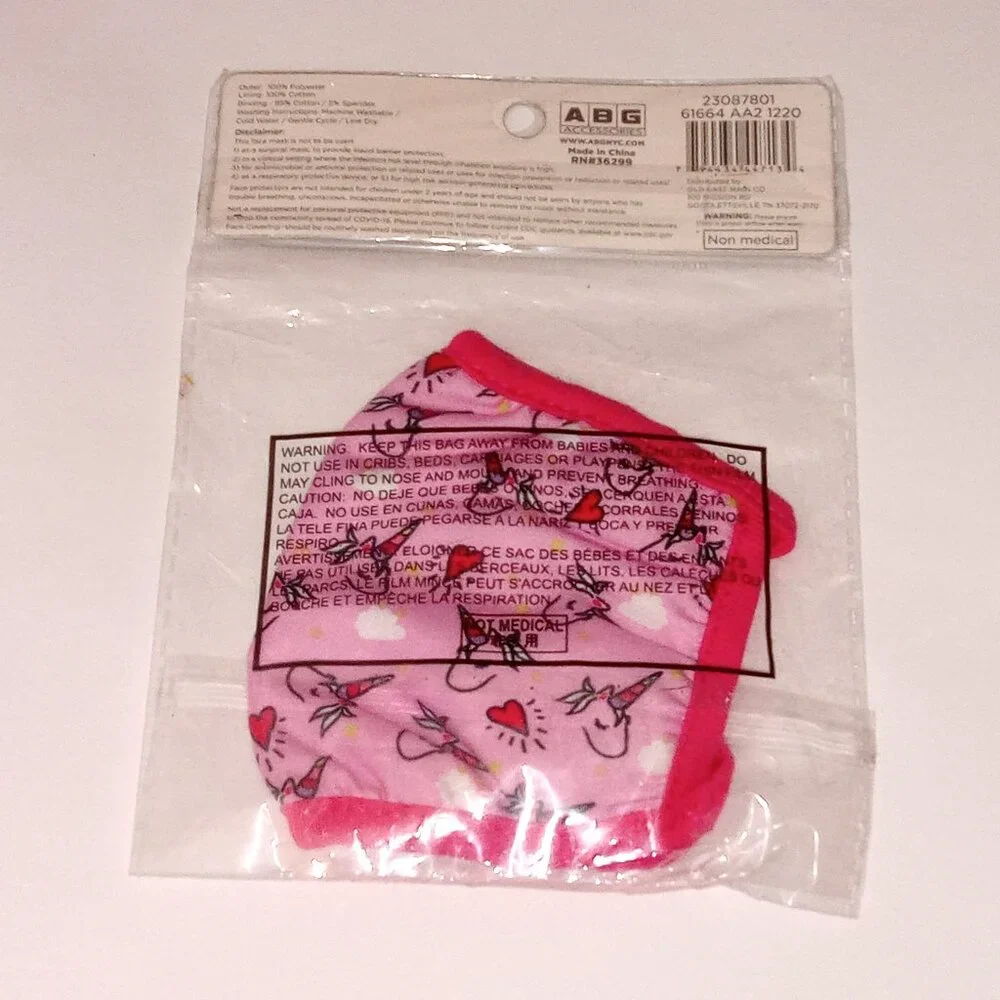 Kids Unicorn Face Mask